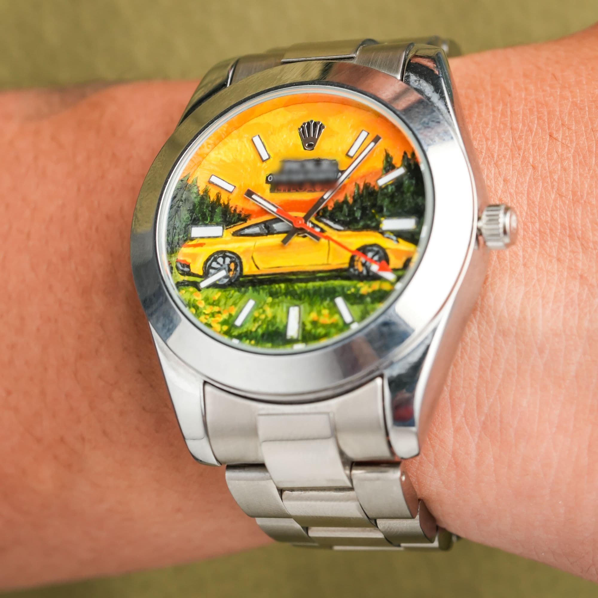 Luxury custom watch dial