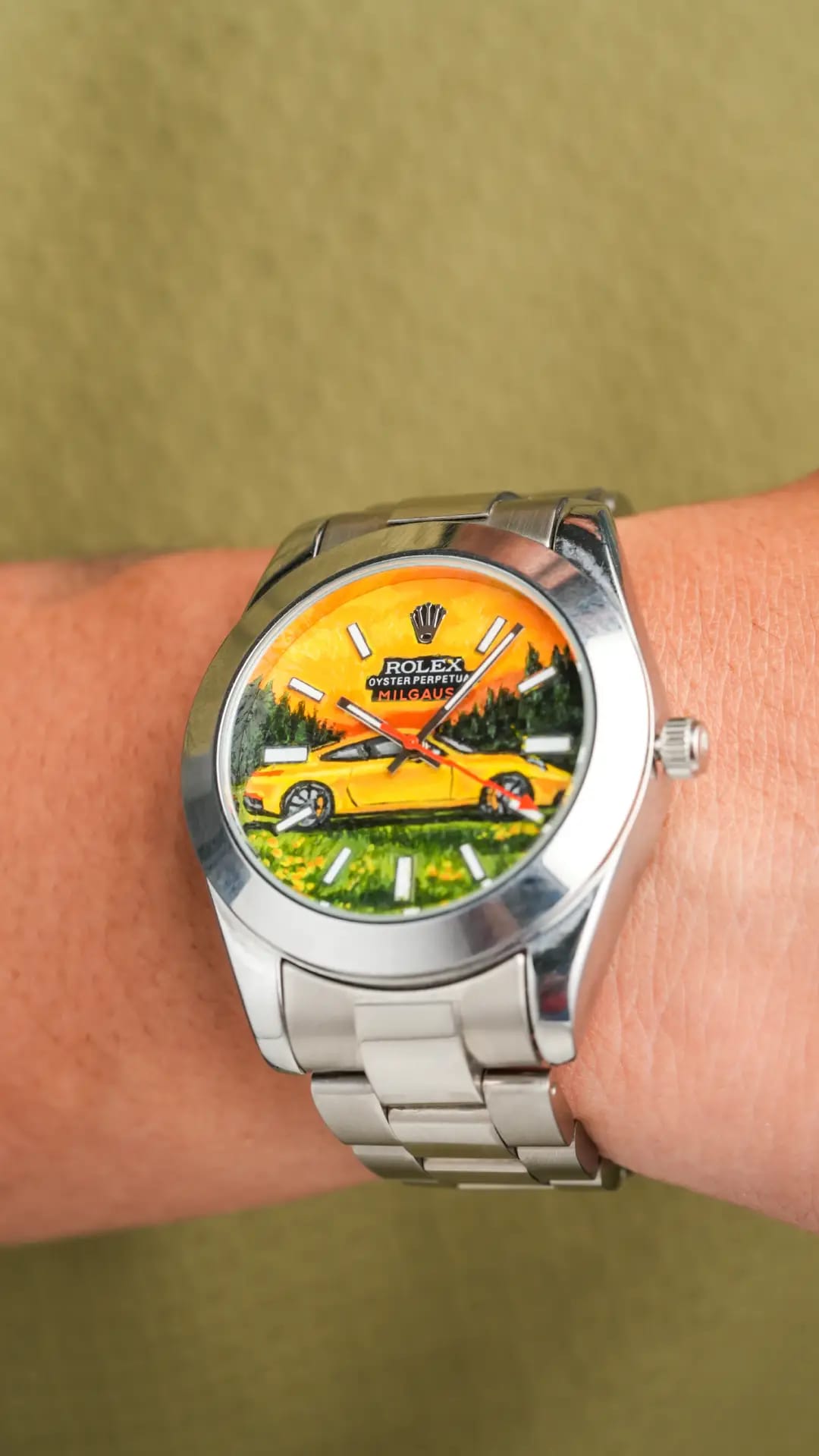 Luxury watch craftsmanship background